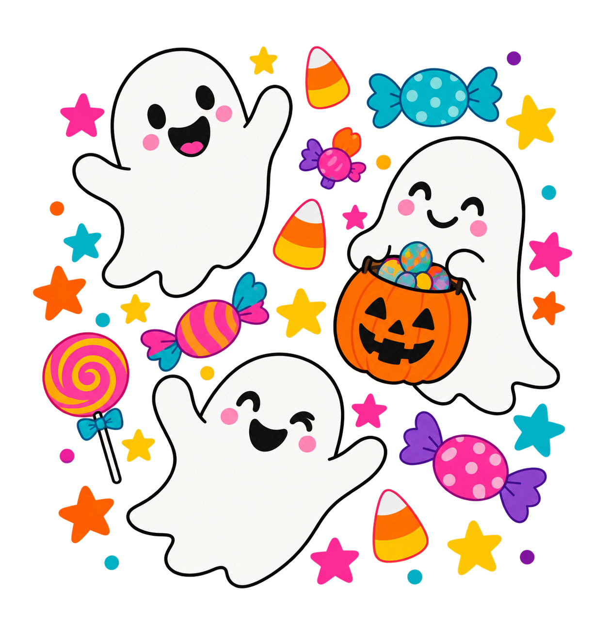 Little Boo Crew — Digital PNG digital artwork preview